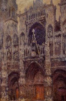 Claude Oscar Monet : Rouen Cathedral, Grey Weather